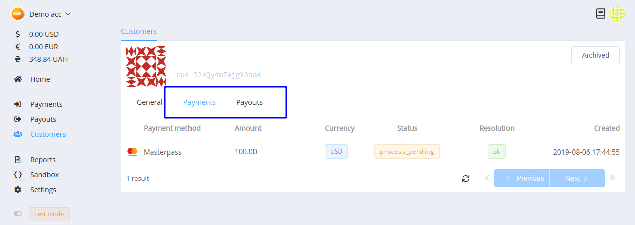 payments